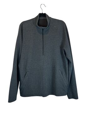 Lululemon At Ease Half -Zip Pullover Sweatshirt in Dark Charcoal size L